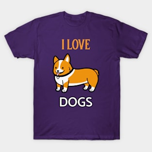 I LOVE DOGS T-Shirt